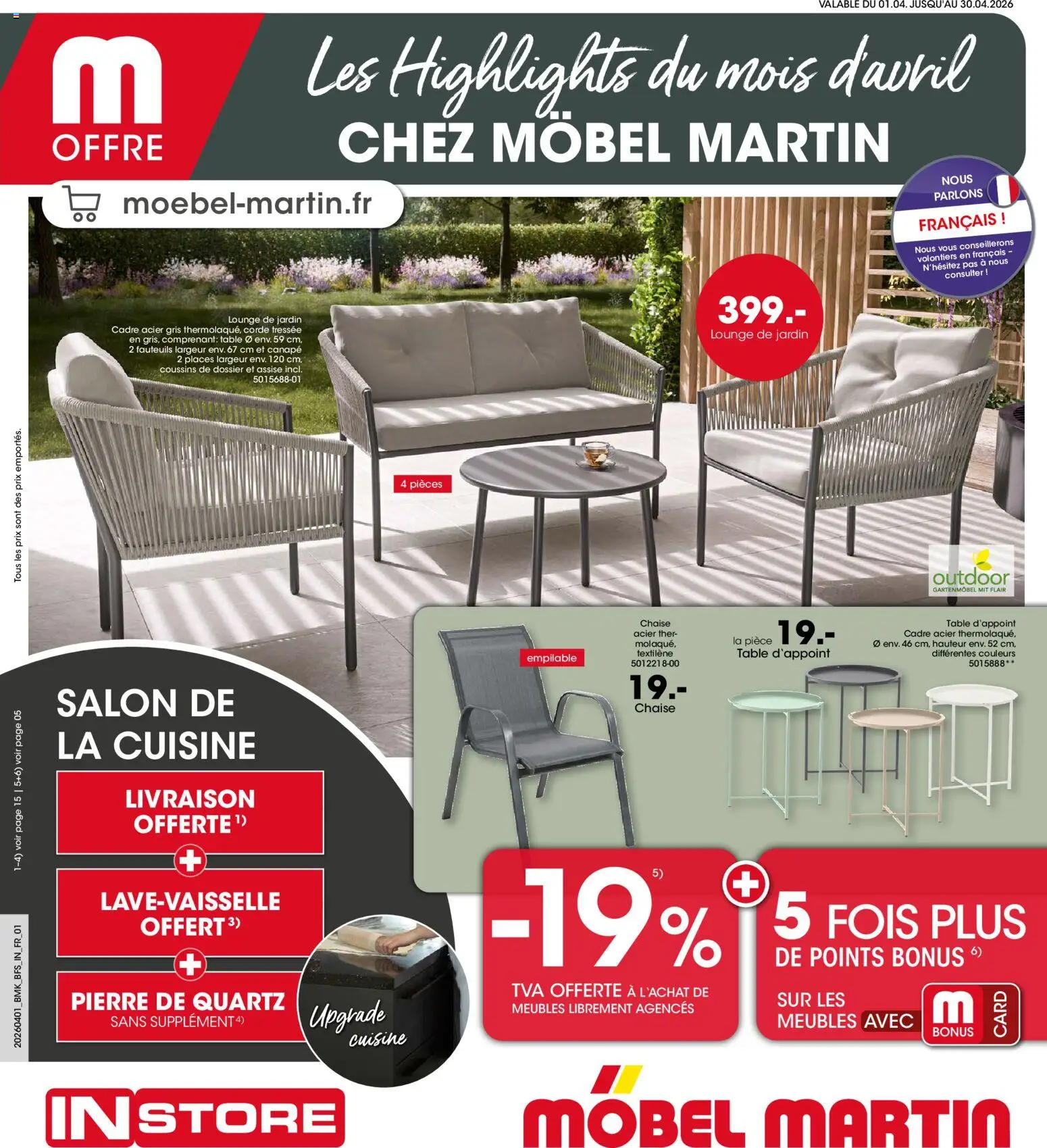 Prévisualisation de Möbel Martin catalogue du magasin Möbel Martin formulaire valide 01/04/2026