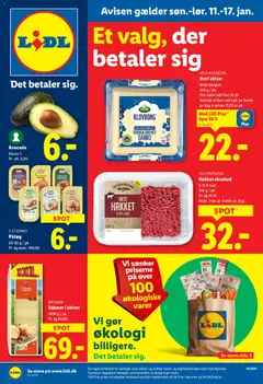 Eksempel på tilbudsavis Tilbudsavis fra butik Lidl gyldig fra 11/01/2026