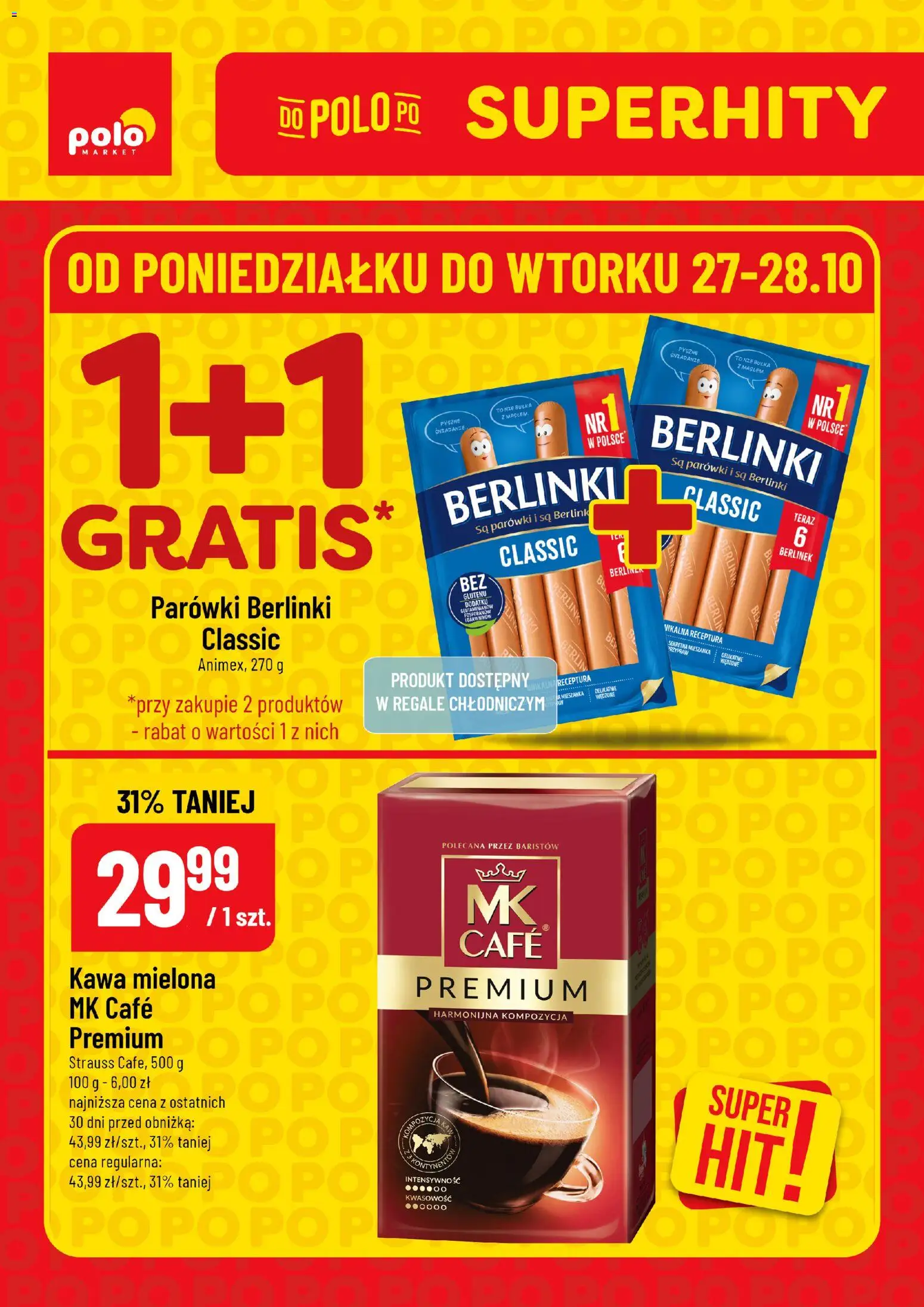 POLOmarket gazetka promocyjna (27.10.2025) - Nowa ulotka - Numer strony 1