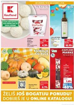 Pregled letka Osijek trgovine Kaufland vrijedi od 15.10.2025