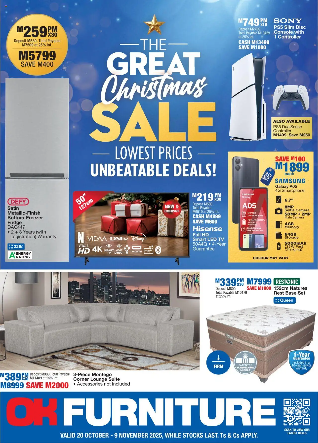 OK Furniture Catalogue Lesotho from 20/10 - 09/11/2025 > Promotions