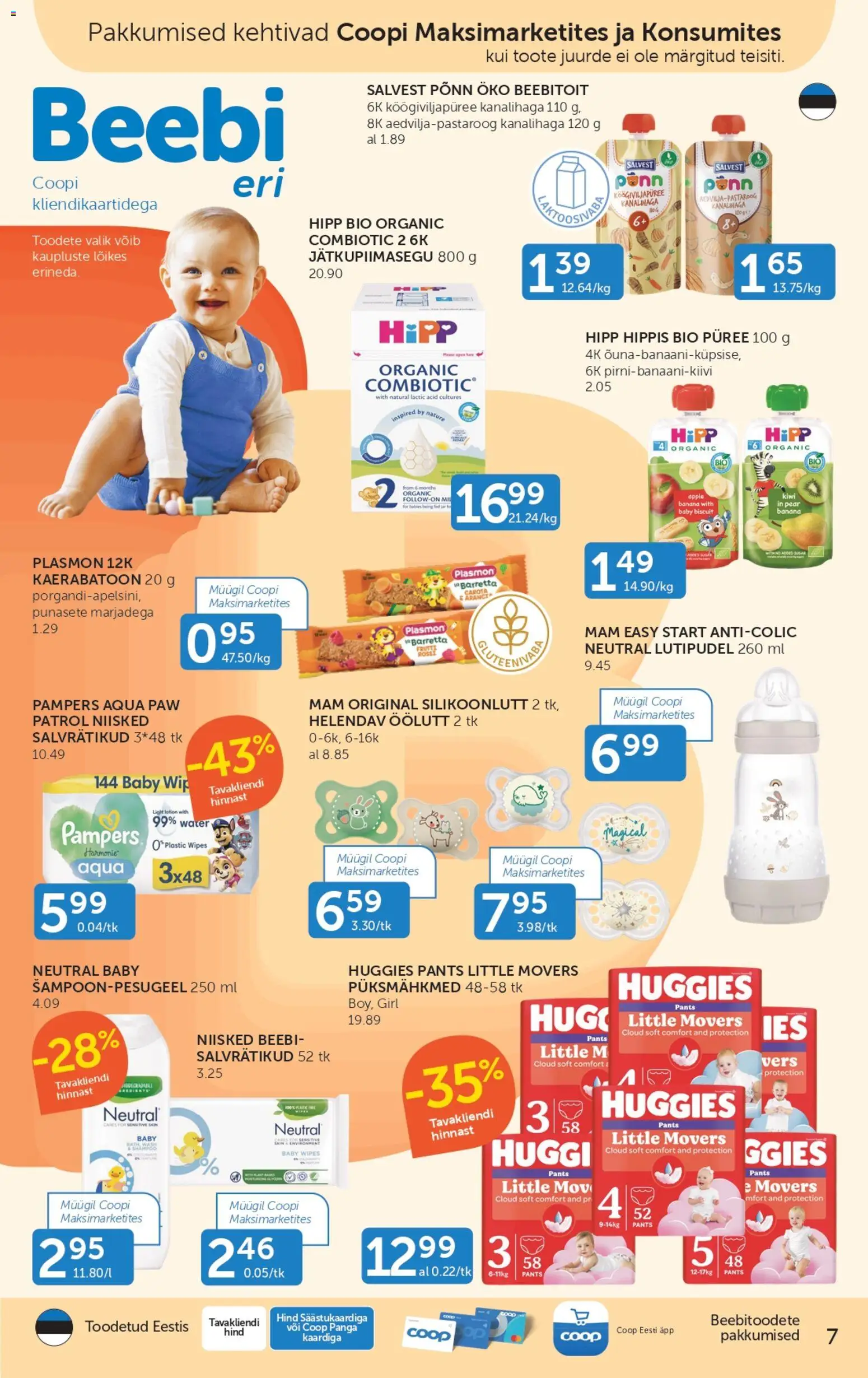 Coop kliendilehe eelvaade alates 2026.01.06