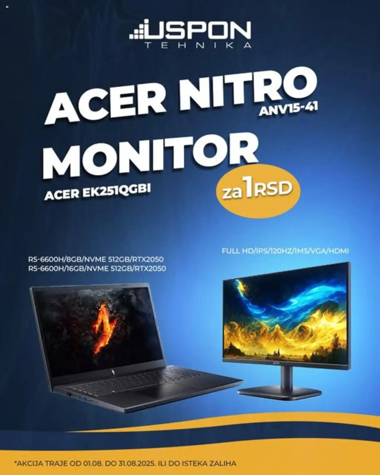 Uspon katalog važi od 01.08.2025 - stranica 1 - Monitor