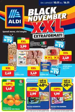 Anteprima dell'opuscolo Black November dal negozio Aldi valido da 09/11/2025