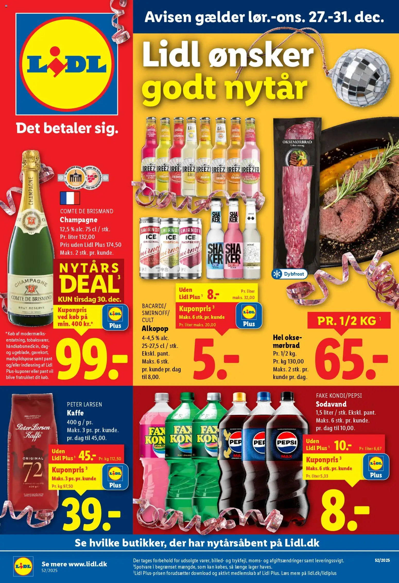 Eksempel på tilbudsavis Tilbudsavis fra butik Lidl gyldig fra 27/12/2025