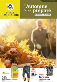 Prévisualisation de Catalogue Automne bien préparé du magasin Espace Emeraude formulaire valide 24/09/2025