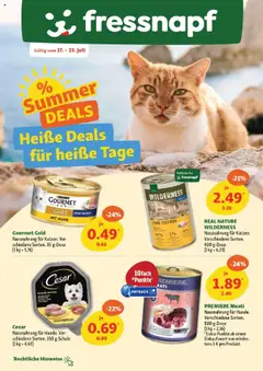 Vorschau von dem Prospekt des Geschäftes Fressnapf, gültig ab dem 17.07.2025
