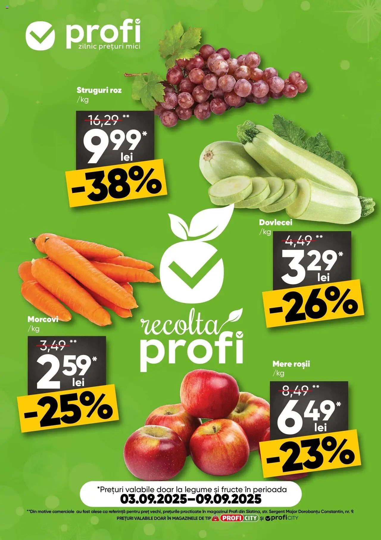 Catalog Profi nou 03.09.2025 - Oferte "Revista Fresh City" - Pagină 1