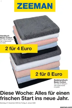 Vorschau von dem Prospekt des Geschäftes Zeeman, gültig ab dem 27.12.2025