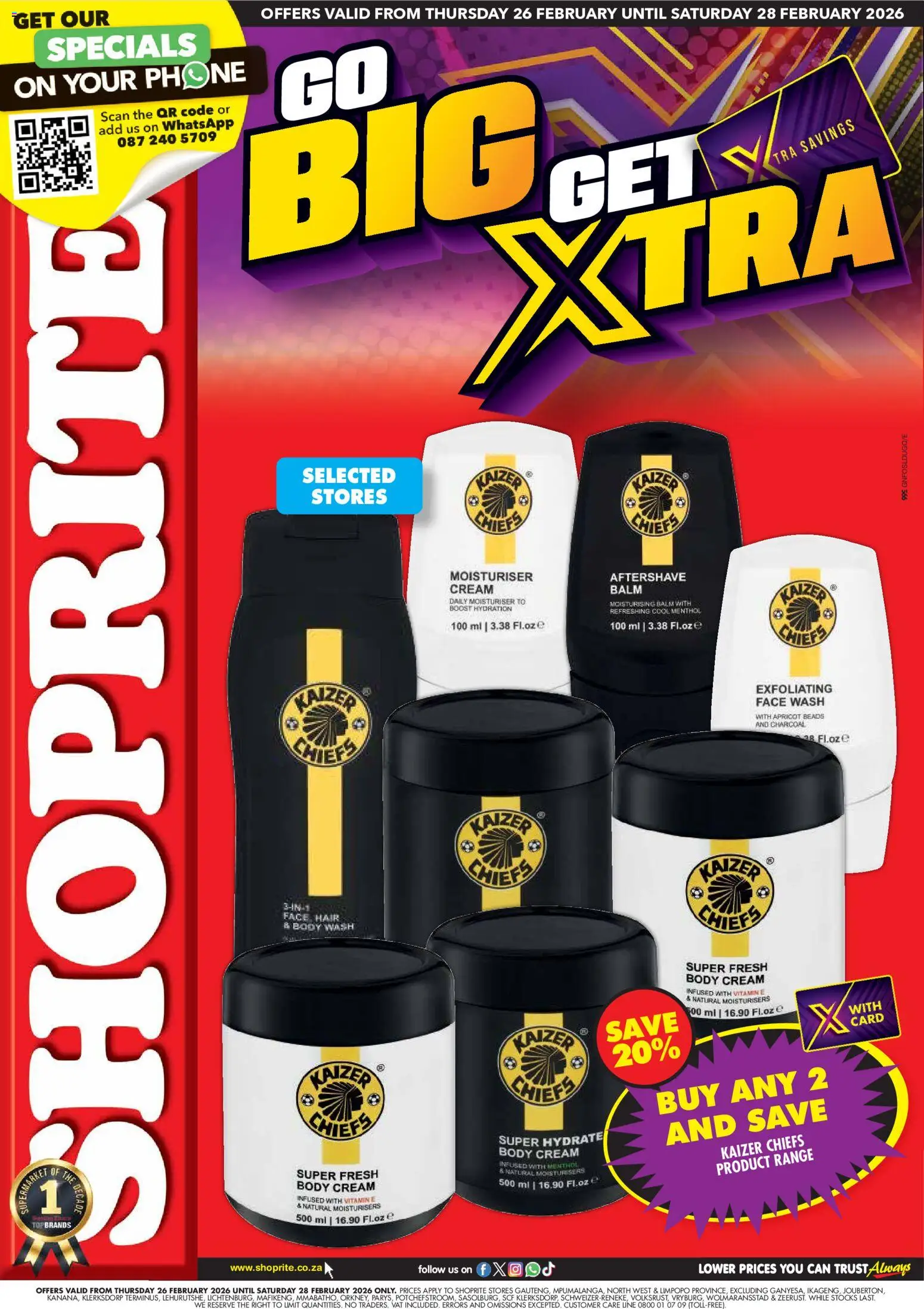 Preview of Shoprite flyer valid from 26/02/2026