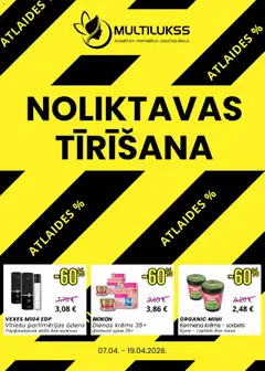 Skatīt Multilukss akciju bukletu, derīgs no 07.04.2026.