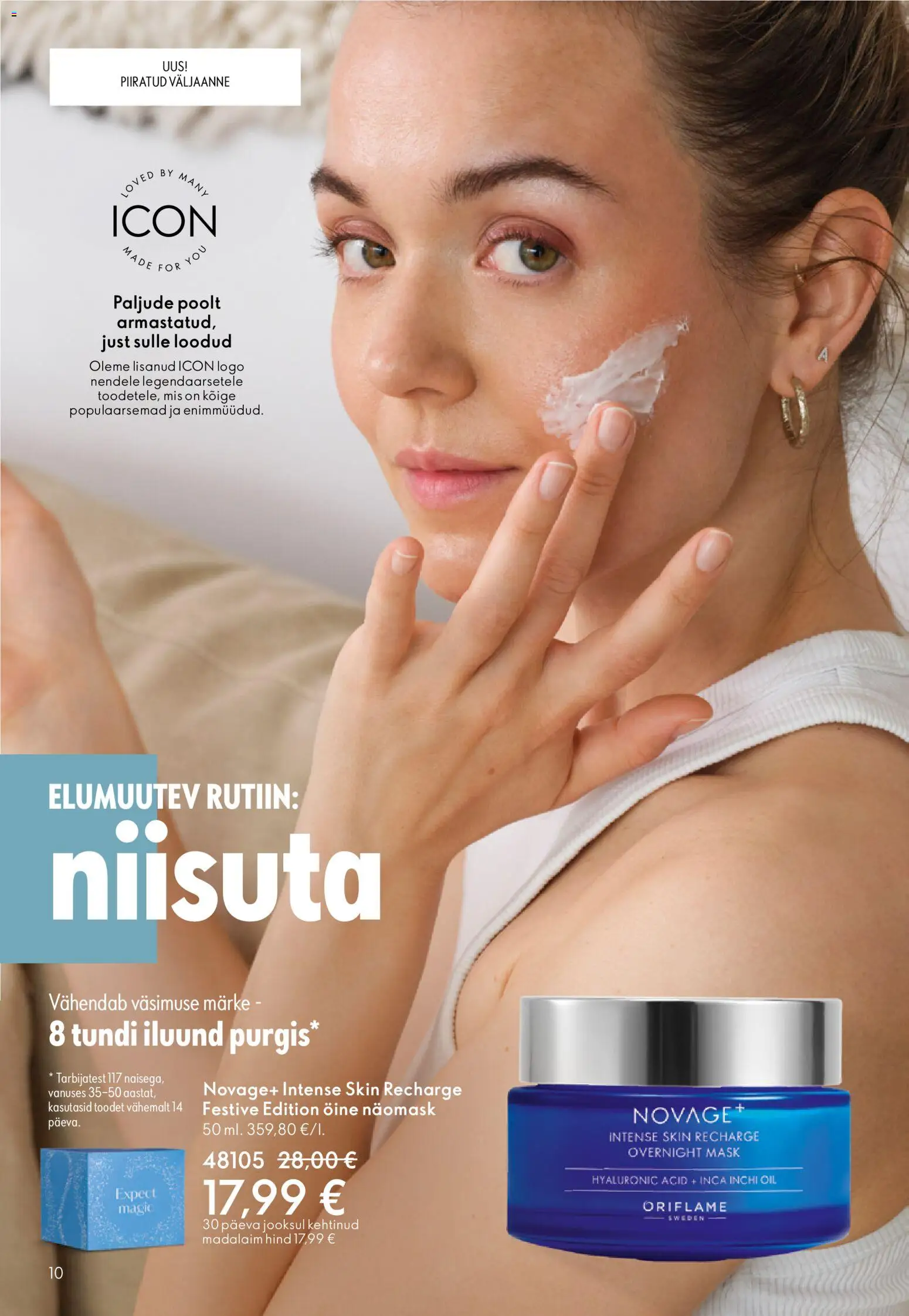 Oriflame kliendilehe eelvaade alates 2025.12.31