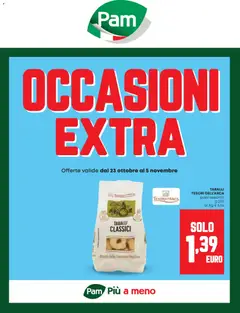 Anteprima dell'opuscolo Volantino Occasioni Extra dal negozio PAM valido da 23/10/2025