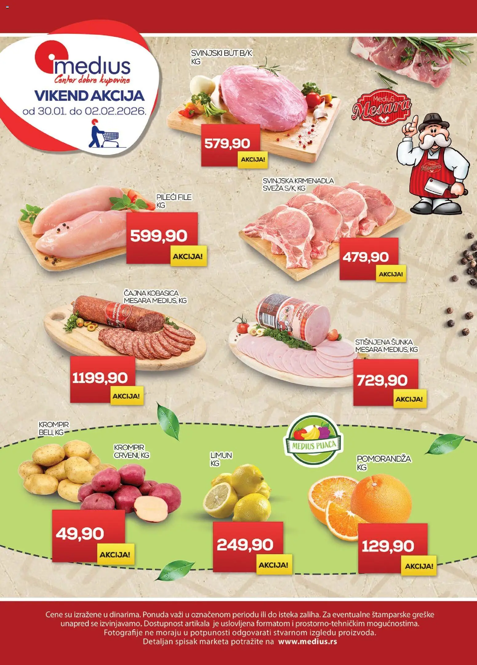 Pregled Medius kataloga - važi od 30.01.2026