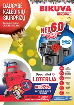 BIKUVA parduotuvės leidinio Leidinys galiojančio nuo 2025.11.25 peržiūra