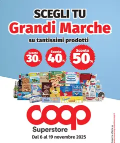 Anteprima dell'opuscolo Volantino Grandi marche - Torino dal negozio COOP valido da 06/11/2025