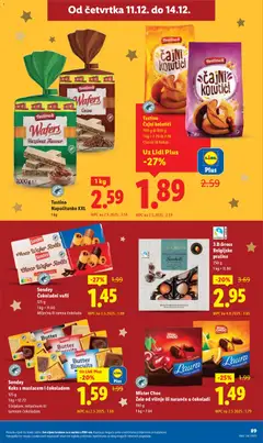 Pregled letka Katalog trgovine Lidl vrijedi od 08.12.2025 | Stranica: 89