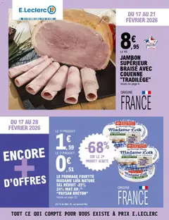 Prévisualisation de Catalogue le goût du frais du magasin E.Leclerc formulaire valide 17/02/2026