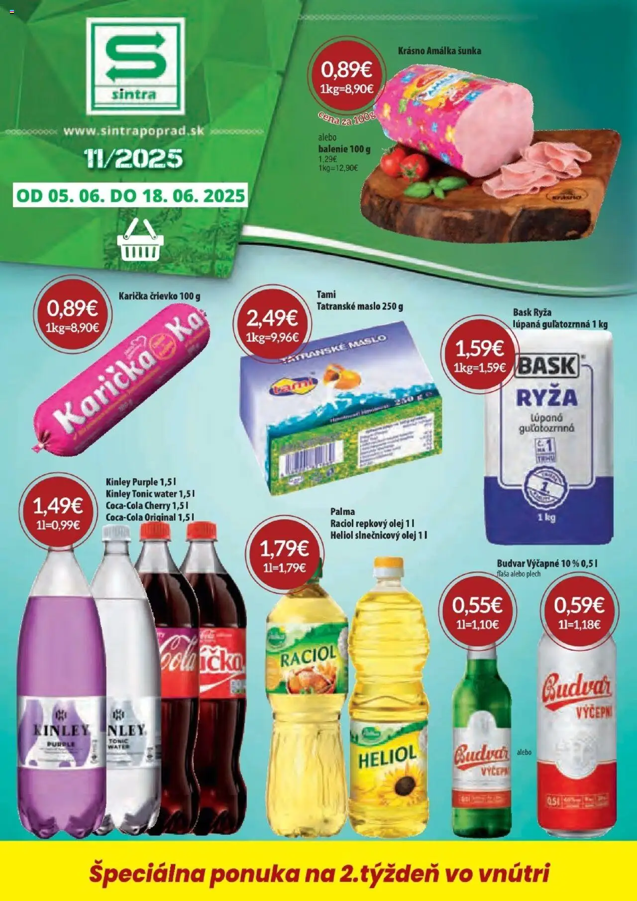 Sintra Leták (05.06. - 18.06.2025) - Akčná ponuka