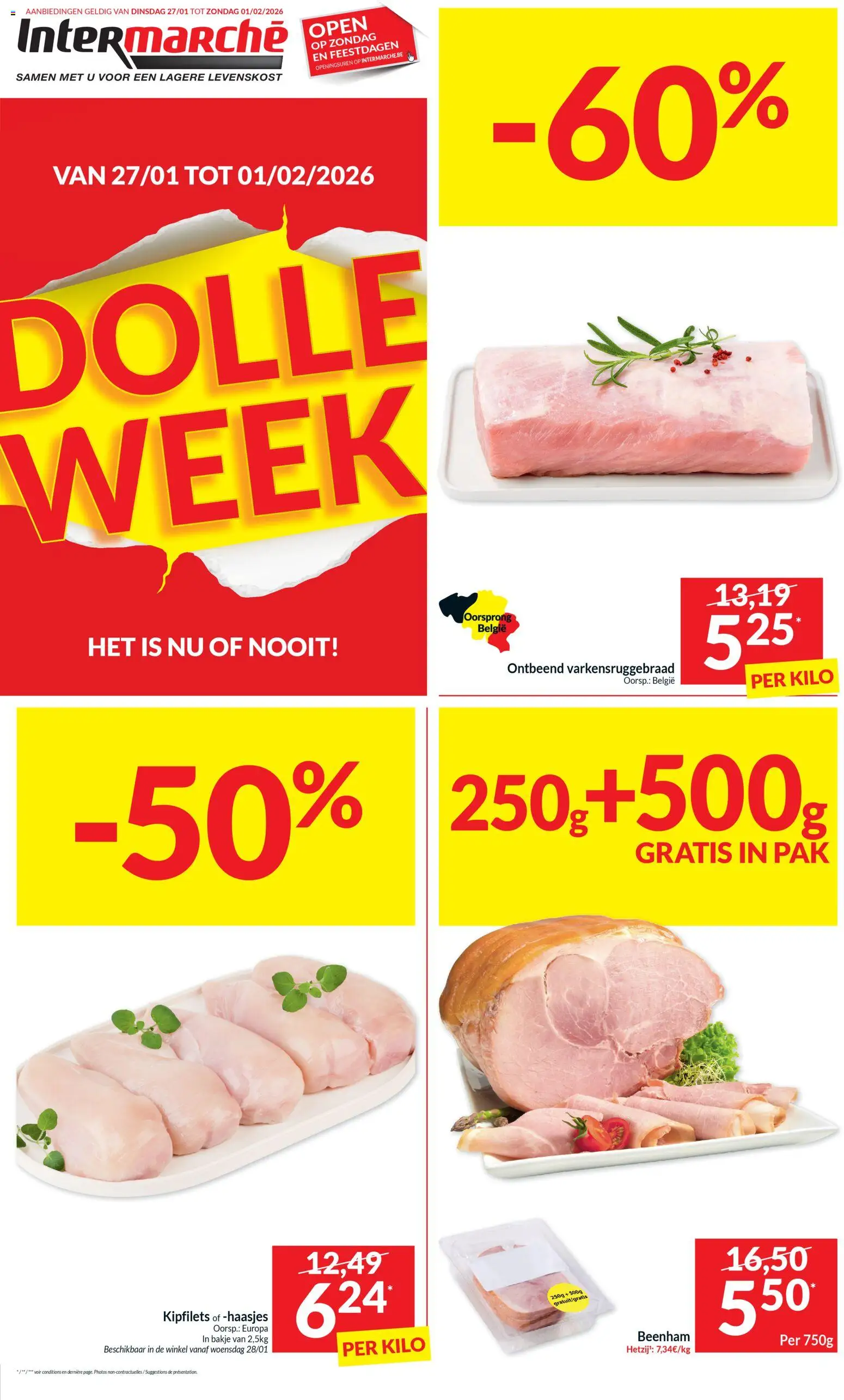 Voorbeeld van Folder week 5 van winkel Intermarché geldig vanaf 27/01/2026