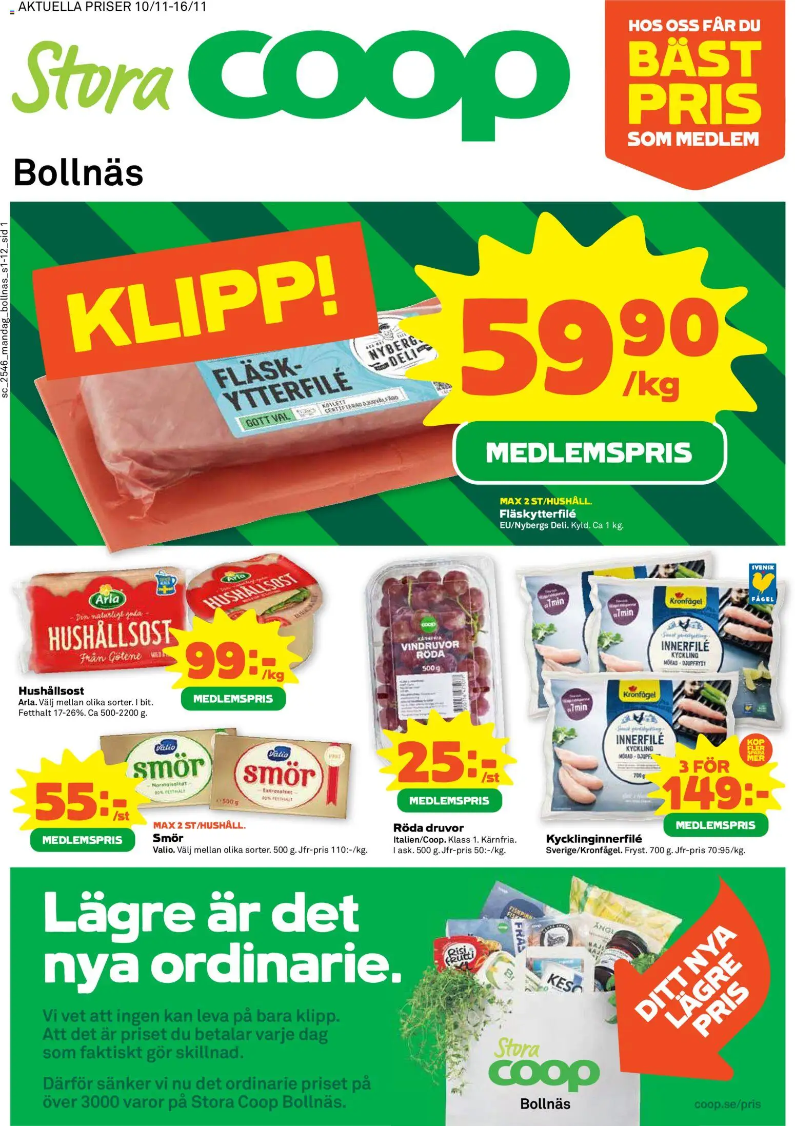Förhandsgranska reklamblad Bollnäs från butik Stora Coop gäller från 10/11/2025