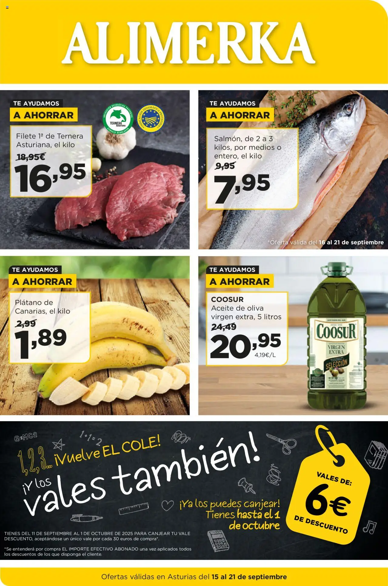 Alimerka Ofertas Asturias >> 15/09 - 21/09/2025 (catálogo)