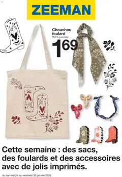 Prévisualisation de Prospectus du magasin Zeeman formulaire valide 24/01/2026