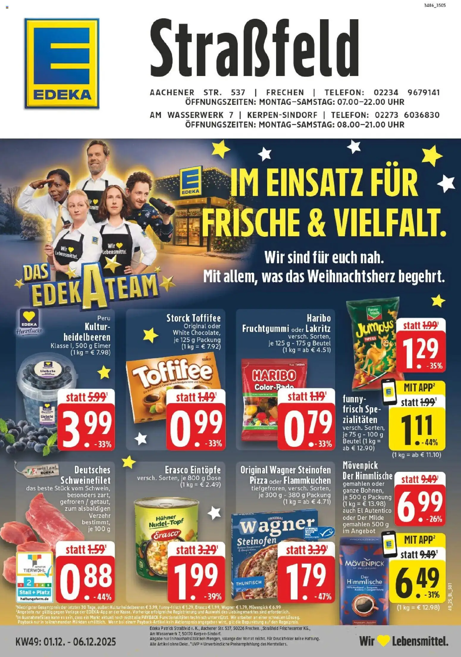 Vorschau von dem Prospekt des Geschäftes Edeka, gültig ab dem 01.12.2025