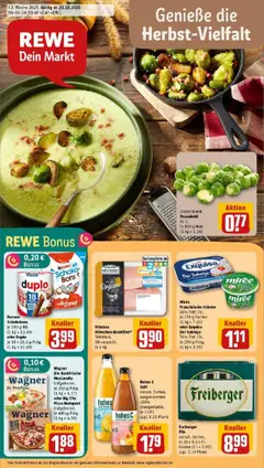 Vorschau von dem Prospekt des Geschäftes Rewe, gültig ab dem 19.10.2025