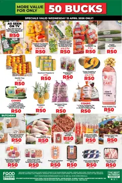 Preview of Food Lover's Market flyer valid from 15/04/2026