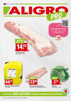 Vorschau des Merkblatts Aktionen - Chavannes, Matran, Genf, Sitten vom Shop Aligro gültig von 21.07.2025 bis 26.07.2025