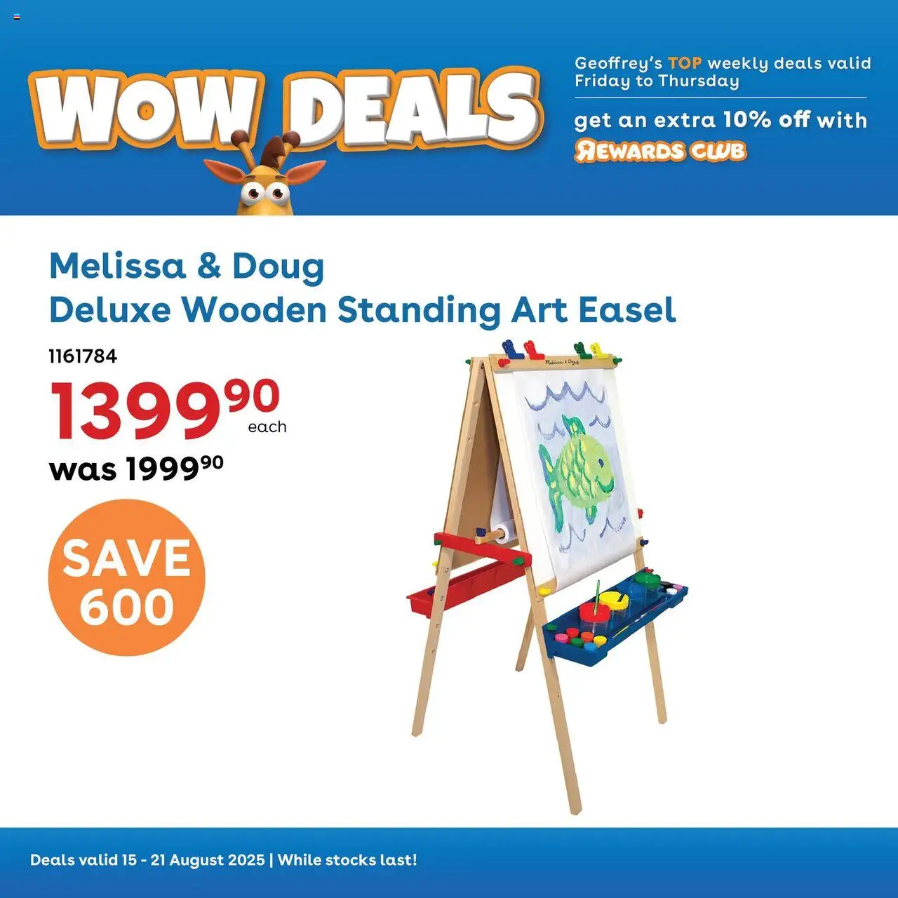 Toys R Us WOW Deals from 15/08 - 21/08/2025 > Promotions