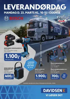Eksempel på tilbudsavis Davidsen - Bosch leverandørdag fra butik Davidsen gyldig fra 23/03/2026