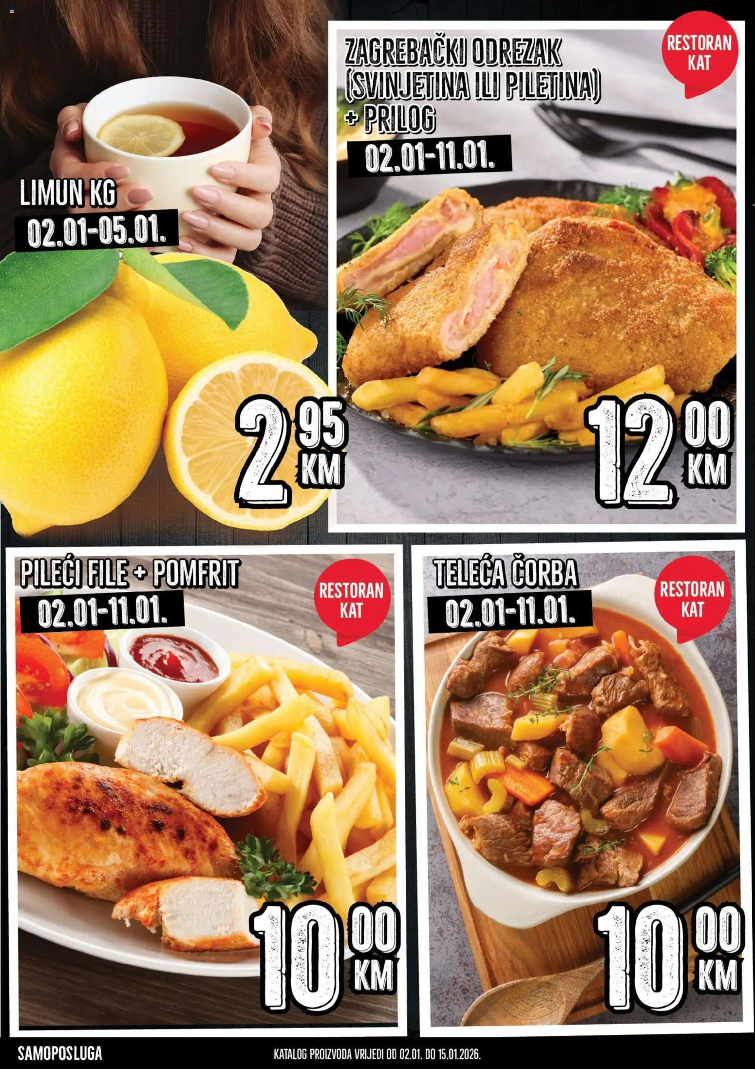 Pregled letka Katalog trgovine Prodex vrijedi od 2026.01.02