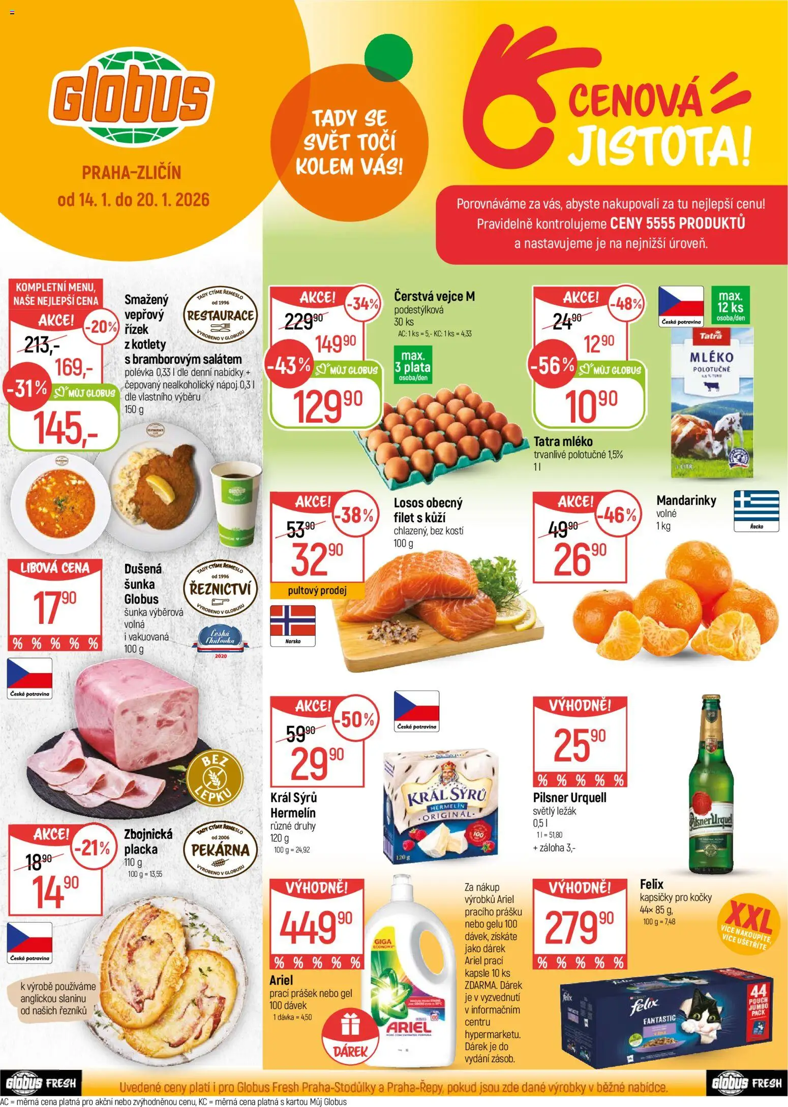 Náhled nabídky: Globus Praha Zličín platný od 14.01.2026