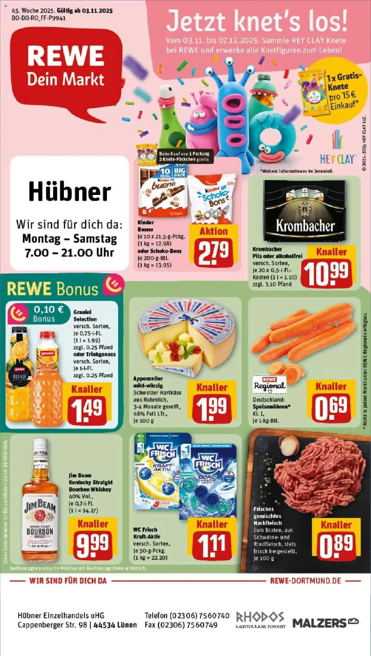 Vorschau von dem Prospekt des Geschäftes Rewe, gültig ab dem 02.11.2025