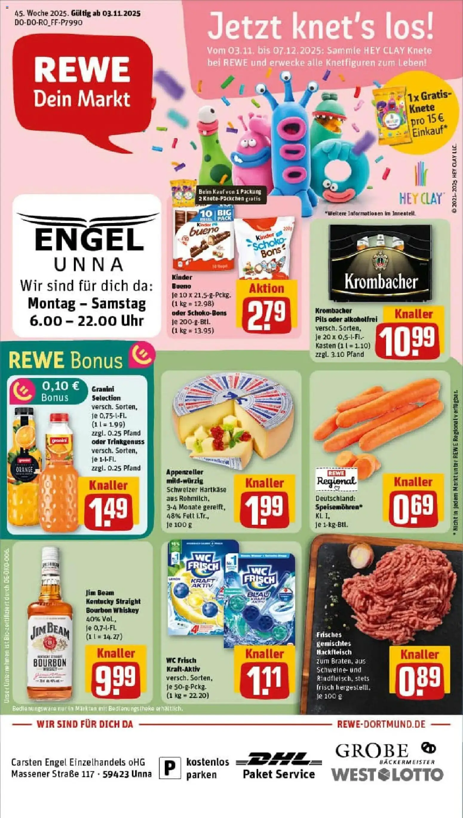 Vorschau von dem Prospekt des Geschäftes Rewe, gültig ab dem 02.11.2025