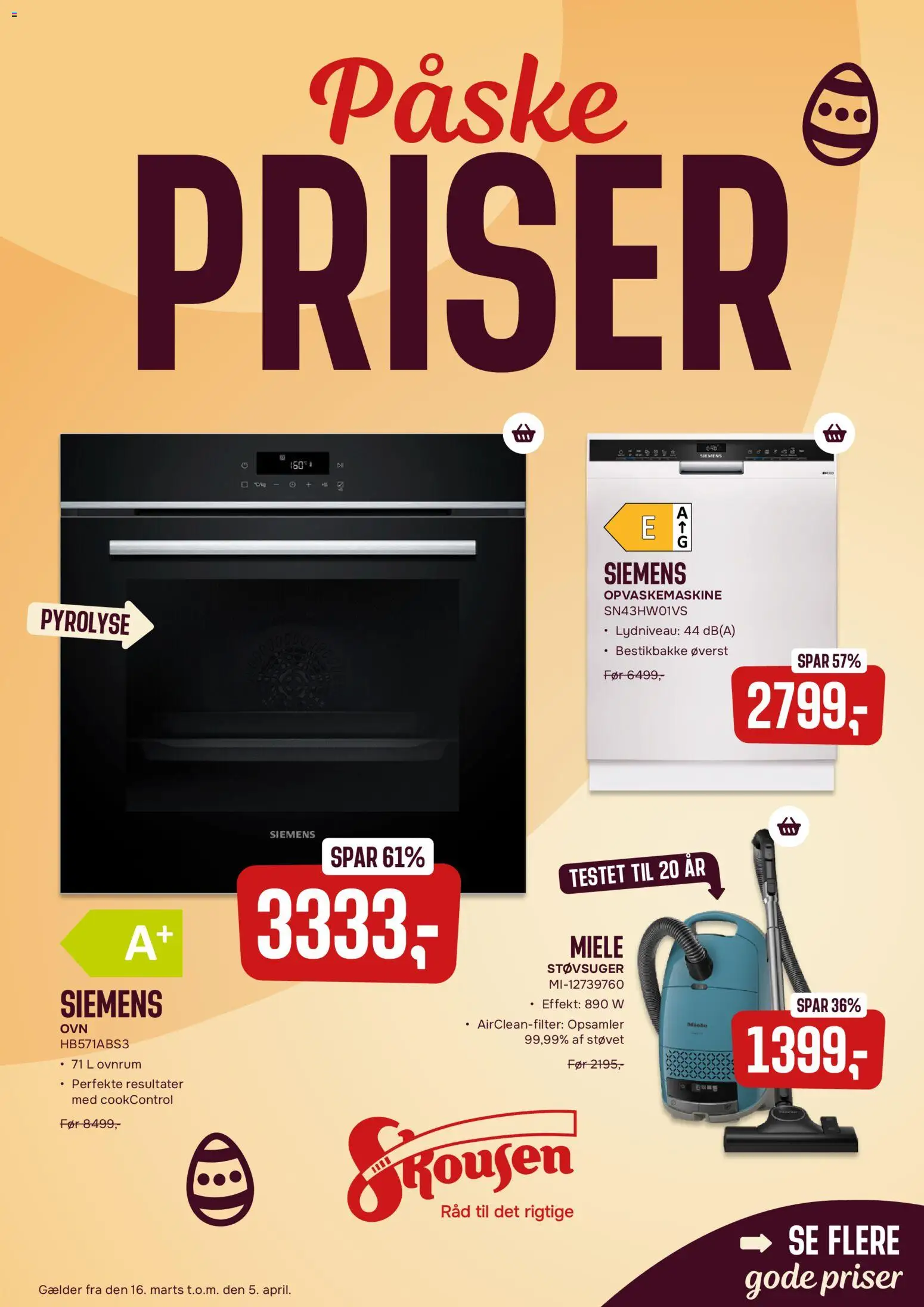 Eksempel på tilbudsavis Skousen - Tilbudsavis fra butik Skousen gyldig fra 16/03/2026