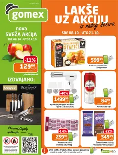 Pregled Gomex kataloga - važi od 08.10.2025