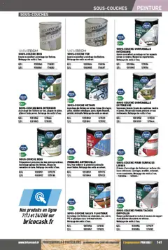 Prévisualisation de Catalogue du magasin Brico Cash formulaire valide 04/04/2025 | Page: 141