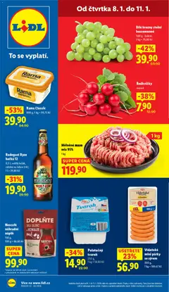 Náhled nabídky: Lidl Leták platný od 08.01.2026