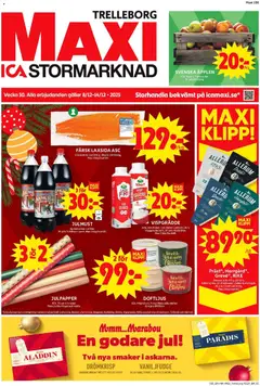Förhandsgranska reklamblad Trelleborg från butik ICA Maxi gäller från 08/12/2025