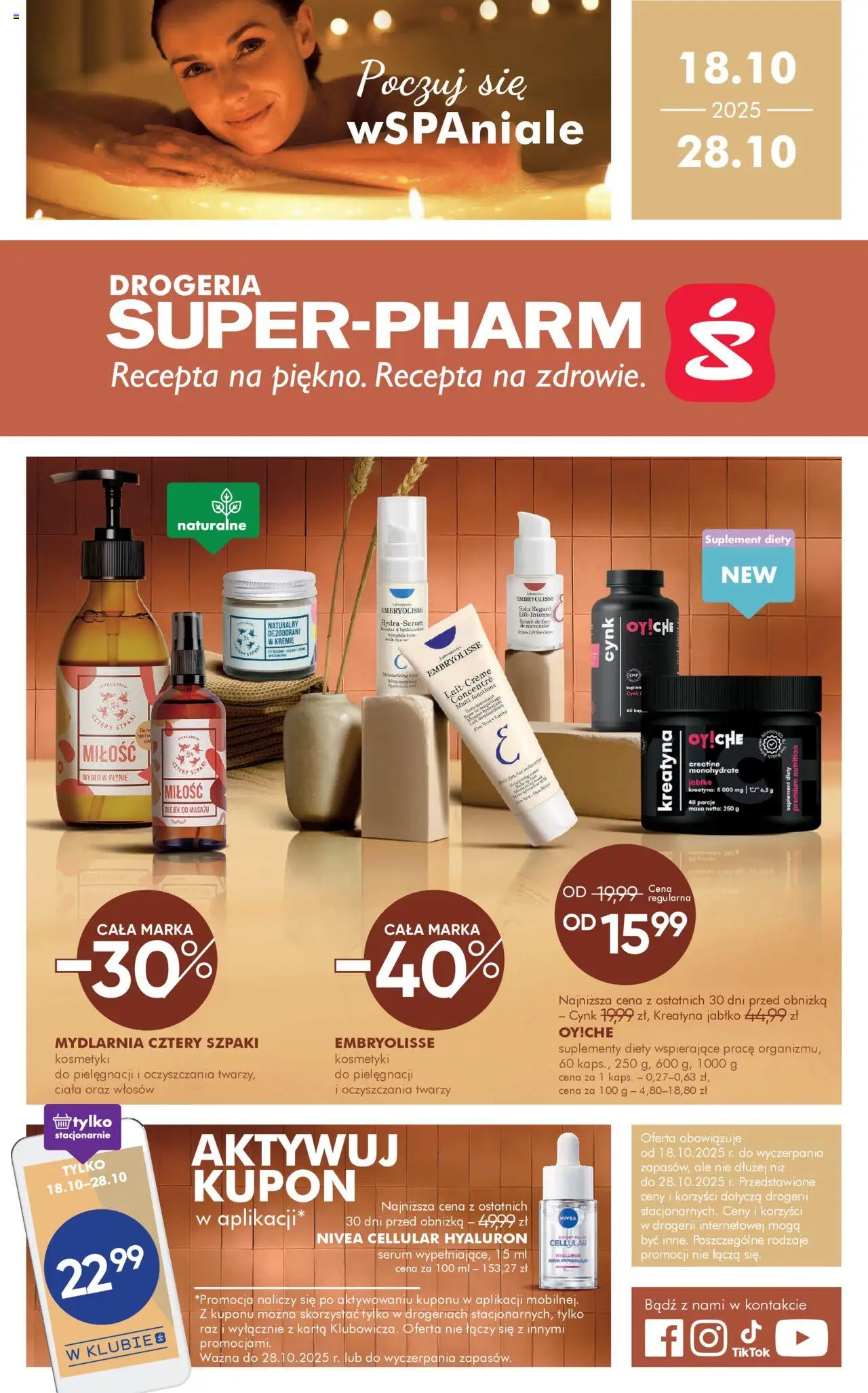 Super-pharm Gazetka od 18.10.2025 - Nowa Gazetka - Numer strony 1