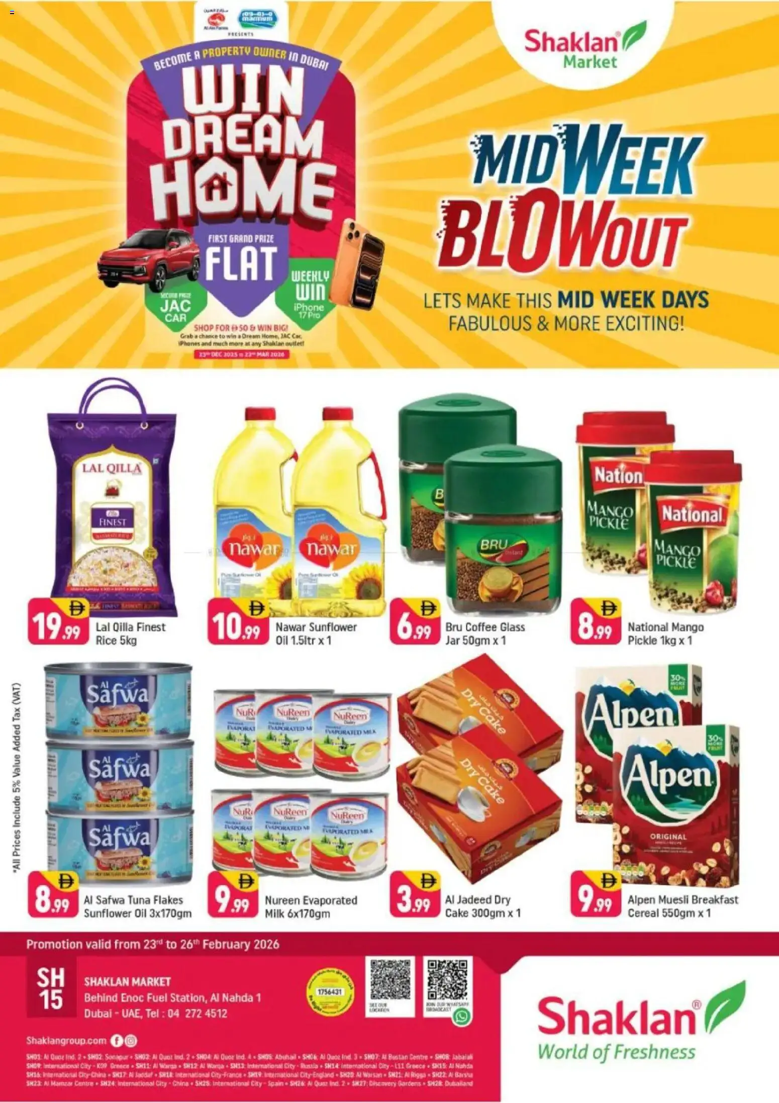 Preview of the catalogue Midweek Blow Out - Al Nahda 1, Dubai of store Shaklan valid from 23 Feb, 2026