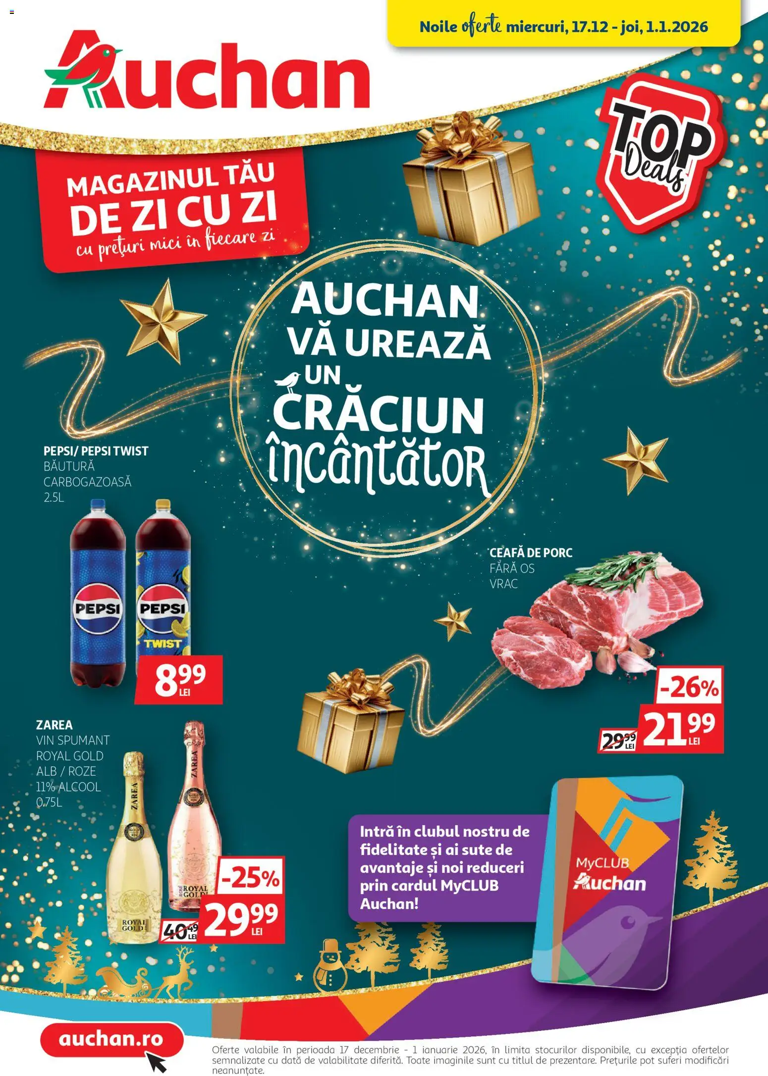 Previzualizarea de cataloage: Auchan Catalog nou valabil de la 17.12.2025