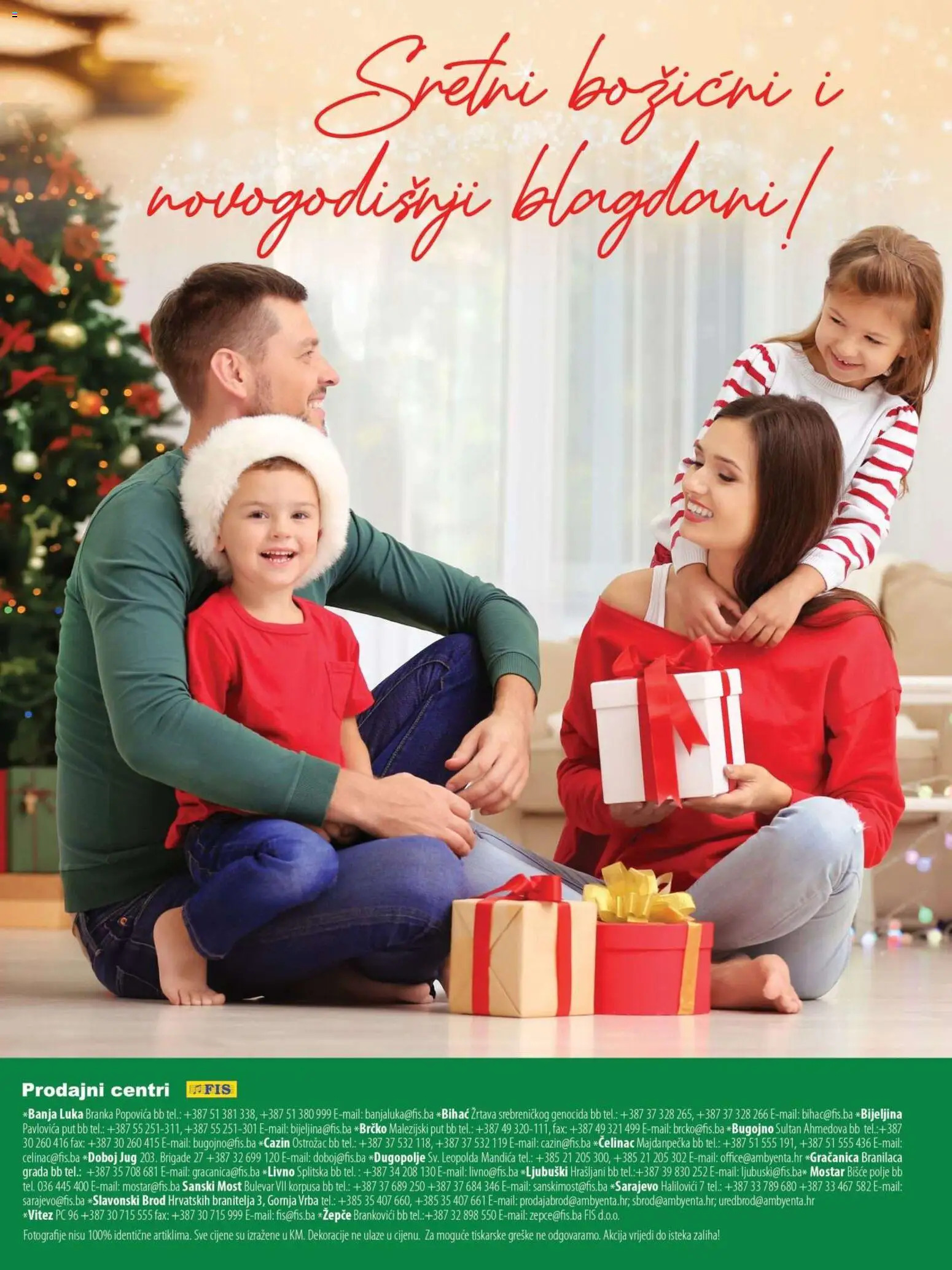Pregled letka Katalog trgovine FIS vrijedi od 2025.12.23