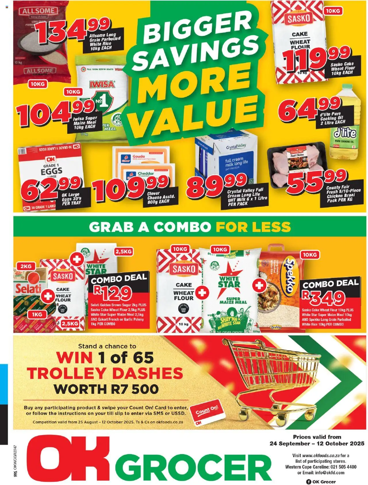 OK Foods Western Cape - OK Grocer from 24/09 - 12/10/2025 > Promotions