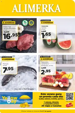 Vista previa del folleto de la tienda Alimerka válido desde el 11/08/2025 