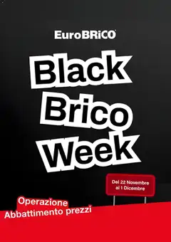 Anteprima dell'opuscolo Black Friday dal negozio Eurobrico valido da 25/11/2025