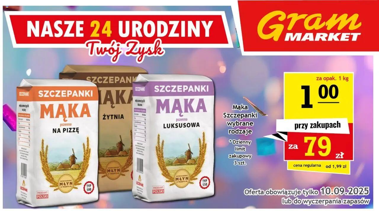 Gram Market Niesłychanie Niskie Ceny od 10.09.2025 - Nowa Gazetka - Numer strony 1